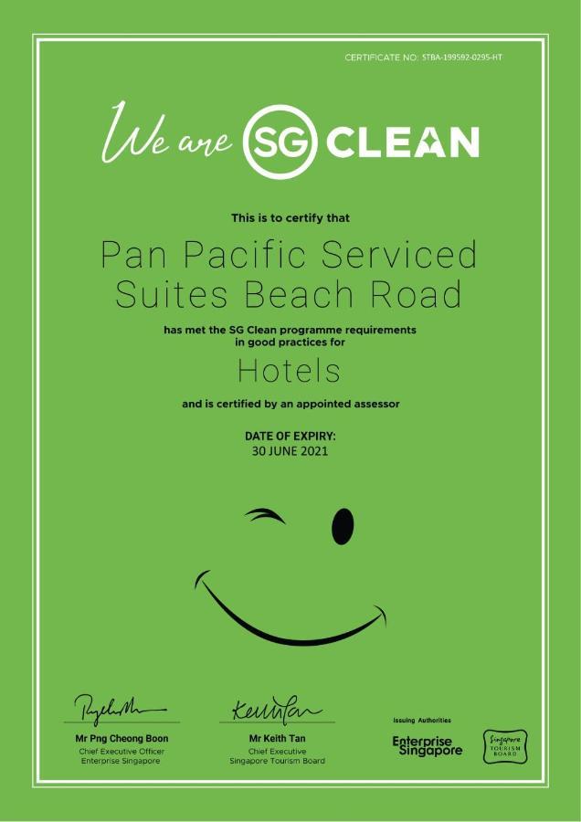 Pan Pacific Serviced Suites Beach Road, Singapore Eksteriør bilde